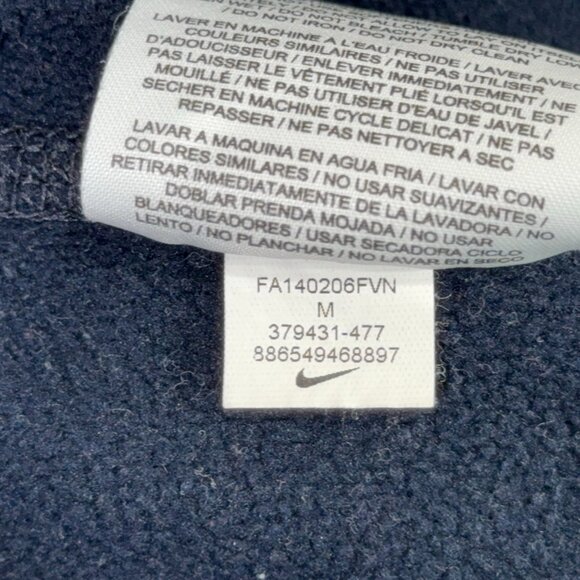 Nike Therma Fit Knockout Jogger Pants Mens M Navy Blue Fleece Workout 379431-477 - Picture 14 of 15